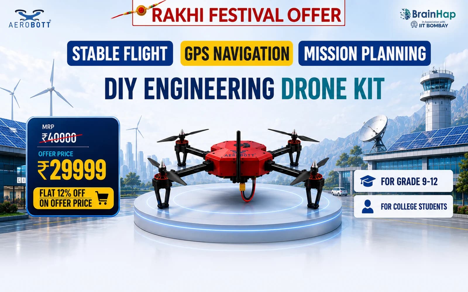 DIY Engineering Drone Kit - BrainHap