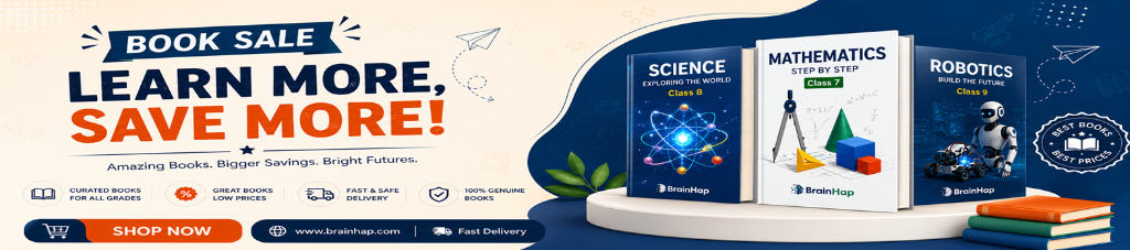 BrainHap Book Sale - Learn More, Save More - Science, Mathematics, Robotics Books